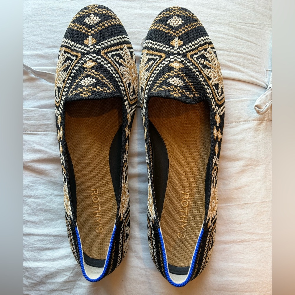 Rothy's Dark Boho Lounge Loafers - Picture 3 of 5
